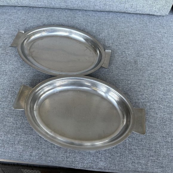 Vintage Stainless Steel Covered Dish Baker Cookware Made in Sweden - Picture 4 of 6